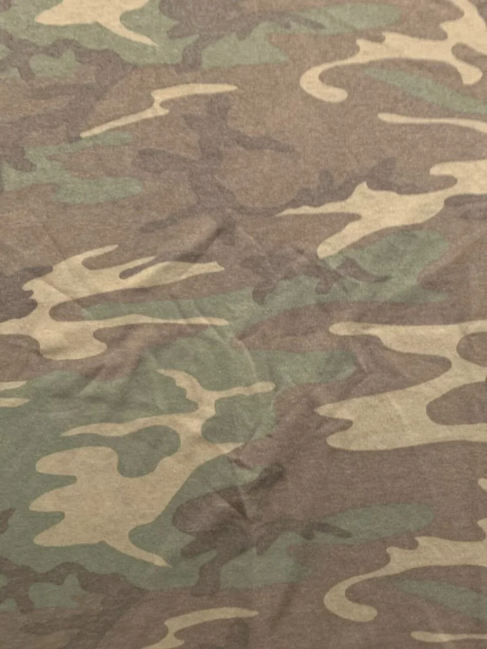 Vintage 90s Camo Camouflage Military Army Fatigues Uniform T-Shirt Size 2XL XXL